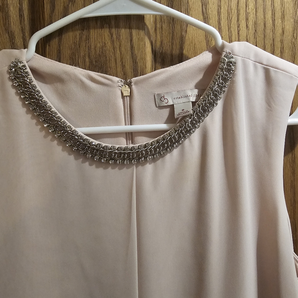 Dress Barn light pink dress, size 8
